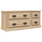 vidaXL TV-Schrank Sonoma-Eiche 100x35,5x45 cm Holzwerkstoff vidaXL TV-Schrank Sonoma-Eiche 100x35,5x45 cm Holzwerkstoff