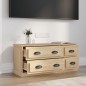 vidaXL TV-Schrank Sonoma-Eiche 100x35,5x45 cm Holzwerkstoff vidaXL TV-Schrank Sonoma-Eiche 100x35,5x45 cm Holzwerkstoff