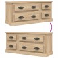 vidaXL TV-Schrank Sonoma-Eiche 100x35,5x45 cm Holzwerkstoff vidaXL TV-Schrank Sonoma-Eiche 100x35,5x45 cm Holzwerkstoff