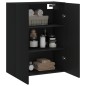 vidaXL Wandschrank Schwarz 69,5x34x90 cm vidaXL Wandschrank Schwarz 69,5x34x90 cm