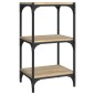 vidaXL Bücherregal Sonoma-Eiche 40x33x70,5 cm Holzwerkstoff und Stahl vidaXL Bücherregal Sonoma-Eiche 40x33x70,5 cm Holzwerkstoff und Stahl