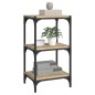 vidaXL Bücherregal Sonoma-Eiche 40x33x70,5 cm Holzwerkstoff und Stahl vidaXL Bücherregal Sonoma-Eiche 40x33x70,5 cm Holzwerkstoff und Stahl