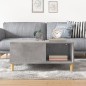 vidaXL Couchtisch Betongrau 80x80x36,5 cm Holzwerkstoff vidaXL Couchtisch Betongrau 80x80x36,5 cm Holzwerkstoff