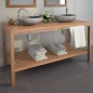 vidaXL Waschtischunterschrank Massivholz Teak 132x45x75 cm vidaXL Waschtischunterschrank Massivholz Teak 132x45x75 cm