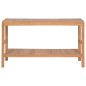 vidaXL Waschtischunterschrank Massivholz Teak 132x45x75 cm vidaXL Waschtischunterschrank Massivholz Teak 132x45x75 cm