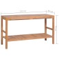 vidaXL Waschtischunterschrank Massivholz Teak 132x45x75 cm vidaXL Waschtischunterschrank Massivholz Teak 132x45x75 cm