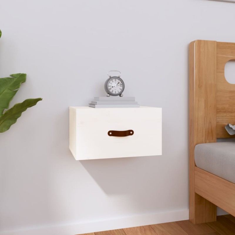vidaXL Wand-Nachttisch Weiß 40x29,5x22 cm vidaXL Wand-Nachttisch Weiß 40x29,5x22 cm