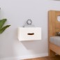 vidaXL Wand-Nachttisch Weiß 40x29,5x22 cm vidaXL Wand-Nachttisch Weiß 40x29,5x22 cm