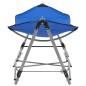 vidaXL Hängematte mit faltbarem Ständer Blau vidaXL Hängematte mit faltbarem Ständer Blau