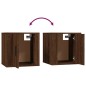 vidaXL TV-Wandschrank Braun Eichen-Optik 40x34,5x40 cm vidaXL TV-Wandschrank Braun Eichen-Optik 40x34,5x40 cm