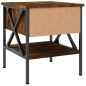 vidaXL Nachttisch Räuchereiche 40x42x45 cm Holzwerkstoff vidaXL Nachttisch Räuchereiche 40x42x45 cm Holzwerkstoff