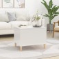 vidaXL Couchtisch Hochglanz-Weiß 60x44,5x45 cm Holzwerkstoff vidaXL Couchtisch Hochglanz-Weiß 60x44,5x45 cm Holzwerkstoff