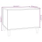 vidaXL Couchtisch Hochglanz-Weiß 60x44,5x45 cm Holzwerkstoff vidaXL Couchtisch Hochglanz-Weiß 60x44,5x45 cm Holzwerkstoff