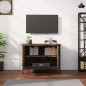 vidaXL TV-Schrank mit Türen Braun Eiche 60x35x45 cm Holzwerkstoff vidaXL TV-Schrank mit Türen Braun Eiche 60x35x45 cm Holzwerkstoff