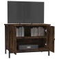 vidaXL TV-Schrank mit Türen Braun Eiche 60x35x45 cm Holzwerkstoff vidaXL TV-Schrank mit Türen Braun Eiche 60x35x45 cm Holzwerkstoff