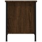 vidaXL TV-Schrank mit Türen Braun Eiche 60x35x45 cm Holzwerkstoff vidaXL TV-Schrank mit Türen Braun Eiche 60x35x45 cm Holzwerkstoff