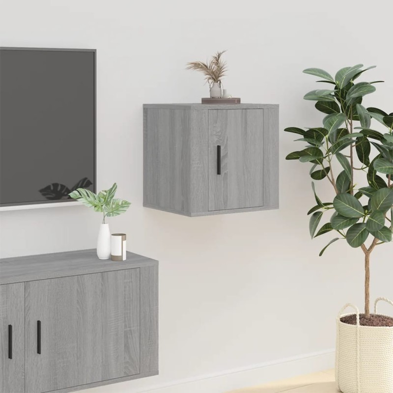 vidaXL TV-Wandschrank Grau Sonoma 40x34,5x40 cm vidaXL TV-Wandschrank Grau Sonoma 40x34,5x40 cm