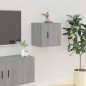 vidaXL TV-Wandschrank Grau Sonoma 40x34,5x40 cm vidaXL TV-Wandschrank Grau Sonoma 40x34,5x40 cm