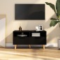 vidaXL TV-Schrank Schwarz 90x40x48,5 cm Holzwerkstoff vidaXL TV-Schrank Schwarz 90x40x48,5 cm Holzwerkstoff