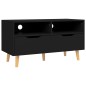 vidaXL TV-Schrank Schwarz 90x40x48,5 cm Holzwerkstoff vidaXL TV-Schrank Schwarz 90x40x48,5 cm Holzwerkstoff