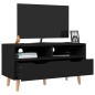 vidaXL TV-Schrank Schwarz 90x40x48,5 cm Holzwerkstoff vidaXL TV-Schrank Schwarz 90x40x48,5 cm Holzwerkstoff