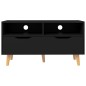 vidaXL TV-Schrank Schwarz 90x40x48,5 cm Holzwerkstoff vidaXL TV-Schrank Schwarz 90x40x48,5 cm Holzwerkstoff