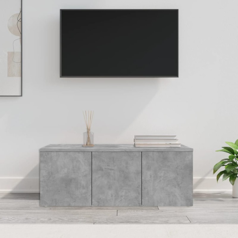 vidaXL TV-Schrank Betongrau 80x34x30 cm Holzwerkstoff vidaXL TV-Schrank Betongrau 80x34x30 cm Holzwerkstoff