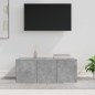 vidaXL TV-Schrank Betongrau 80x34x30 cm Holzwerkstoff vidaXL TV-Schrank Betongrau 80x34x30 cm Holzwerkstoff