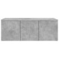 vidaXL TV-Schrank Betongrau 80x34x30 cm Holzwerkstoff vidaXL TV-Schrank Betongrau 80x34x30 cm Holzwerkstoff
