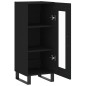vidaXL Sideboard Schwarz 34,5x34x90 cm Holzwerkstoff vidaXL Sideboard Schwarz 34,5x34x90 cm Holzwerkstoff