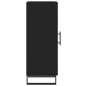 vidaXL Sideboard Schwarz 34,5x34x90 cm Holzwerkstoff vidaXL Sideboard Schwarz 34,5x34x90 cm Holzwerkstoff