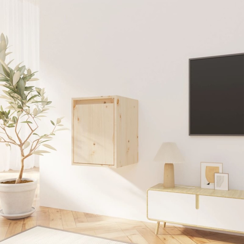 vidaXL Wandschrank 30x30x40 cm Massivholz Kiefer vidaXL Wandschrank 30x30x40 cm Massivholz Kiefer