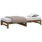 vidaXL Tagesbett Ausziehbar Honigbraun 2x(90x200) cm Massivholz Kiefer