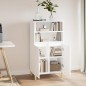 vidaXL Highboard Weiß 60x36x110 cm Holzwerkstoff vidaXL Highboard Weiß 60x36x110 cm Holzwerkstoff