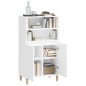 vidaXL Highboard Weiß 60x36x110 cm Holzwerkstoff vidaXL Highboard Weiß 60x36x110 cm Holzwerkstoff