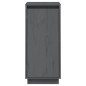 vidaXL Sideboards 2 Stk. Grau 31,5x34x75 cm Massivholz Kiefer vidaXL Sideboards 2 Stk. Grau 31,5x34x75 cm Massivholz Kiefer