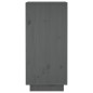 vidaXL Sideboards 2 Stk. Grau 31,5x34x75 cm Massivholz Kiefer vidaXL Sideboards 2 Stk. Grau 31,5x34x75 cm Massivholz Kiefer