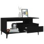 vidaXL Couchtisch Schwarz 90x49x45 cm Holzwerkstoff vidaXL Couchtisch Schwarz 90x49x45 cm Holzwerkstoff