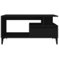vidaXL Couchtisch Schwarz 90x49x45 cm Holzwerkstoff vidaXL Couchtisch Schwarz 90x49x45 cm Holzwerkstoff