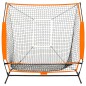 vidaXL Multisport-Übungsnetz Baseball Schwarz 174x76x158,5 cm vidaXL Multisport-Übungsnetz Baseball Schwarz 174x76x158,5 cm