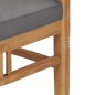 Gartenstühle mit Kissen 2 Stk. Teak Massivholz Gartenstühle mit Kissen 2 Stk. Teak Massivholz