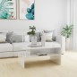 vidaXL Couchtisch Hochglanz-Weiß 90x60x42,5 cm Holzwerkstoff vidaXL Couchtisch Hochglanz-Weiß 90x60x42,5 cm Holzwerkstoff