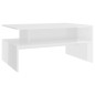 vidaXL Couchtisch Hochglanz-Weiß 90x60x42,5 cm Holzwerkstoff vidaXL Couchtisch Hochglanz-Weiß 90x60x42,5 cm Holzwerkstoff