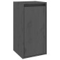 vidaXL Wandschränke 2 Stk. Grau 30x30x60 cm Massivholz Kiefer vidaXL Wandschränke 2 Stk. Grau 30x30x60 cm Massivholz Kiefer