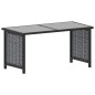8-tlg. Garten-Lounge-Set mit Auflagen Poly Rattan Anthrazit 8-tlg. Garten-Lounge-Set mit Auflagen Poly Rattan Anthrazit