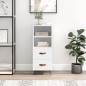 vidaXL Sideboard Weiß 34,5x34x90 cm Holzwerkstoff vidaXL Sideboard Weiß 34,5x34x90 cm Holzwerkstoff