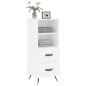 vidaXL Sideboard Weiß 34,5x34x90 cm Holzwerkstoff vidaXL Sideboard Weiß 34,5x34x90 cm Holzwerkstoff