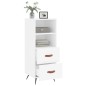 vidaXL Sideboard Weiß 34,5x34x90 cm Holzwerkstoff vidaXL Sideboard Weiß 34,5x34x90 cm Holzwerkstoff