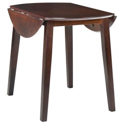 vidaXL Klappbarer Esstisch Rund MDF Braun