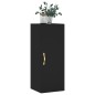 vidaXL Wandschrank Schwarz 34,5x34x90 cm vidaXL Wandschrank Schwarz 34,5x34x90 cm